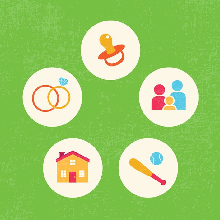 different family logo's 